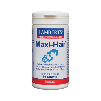 Εικόνα της LAMBERTS MAXI HAIR ΦΟΡΜΟΥΛΑ ΚΑΤΑ ΤΗΣ ΤΡΙΧΟΠΤΩΣΗΣ & ΕΝΔΥΝΑΜΩΣΗΣ ΤΩΝ ΜΑΛΛΙΩΝ 60TABLETS.