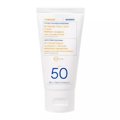 Εικόνα της KORRES YOGHURT SUNSCREEN FACE + EYES CREAM SPF50 50ML