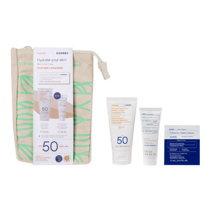 Εικόνα της KORRES PROMO YOGHURT SUNSCREEN FACE CREAM SPF50, 50ml & ΔΩΡΟ FOAMING CREAM CLEANSER, 20ml