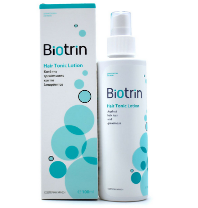 Εικόνα της BIOTRIN HAIR TONIC LOTION, ΕΙΔΙΚΗ ΤΟΝΩΤΙΚΗ ΛΟΣΙΟΝ ΜΕ ΦΥTΙΚΑ ΕΚΧΥΛΙΣΜΑΤΑ, 100ML