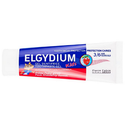 Εικόνα της ELGYDIUM TOOTHPASTE KIDS RED BERRIES, ΟΔΟΝΤΟΠΑΣΤΑ ΓΙΑ ΠΑΙΔΙΑ 3-6 ΕΤΩΝ, ΜΕ ΚΟΚΚΙΝΑ ΦΡΟΥΤΑ, 1000ppm, 50ml