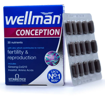 Εικόνα της VITABIOTICS WELLMAN CONCEPTION, 30 TABS