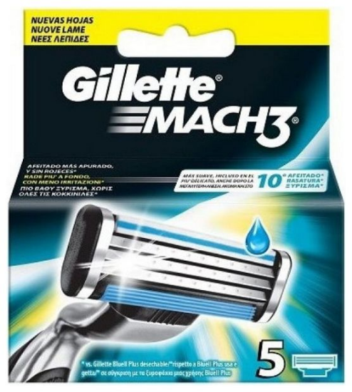 Εικόνα της GILLETTE MACH 3, ΑΝΤΑΛΛΑΚΤΙΚΑ ΞΥΡΙΣΤΙΚΗΣ ΜΗΧΑΝΗΣ, 5ΤΜΧ