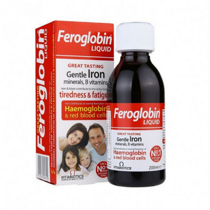 Εικόνα της VITABIOTICS FEROGLOBIN B12 ΥΓΡΟΣ ΣΙΔΗΡΟΣ ΜΕ ΒΙΤΑΜΙΝΕΣ Β & ΨΕΥΔΑΡΓΥΡΟ, 200ML