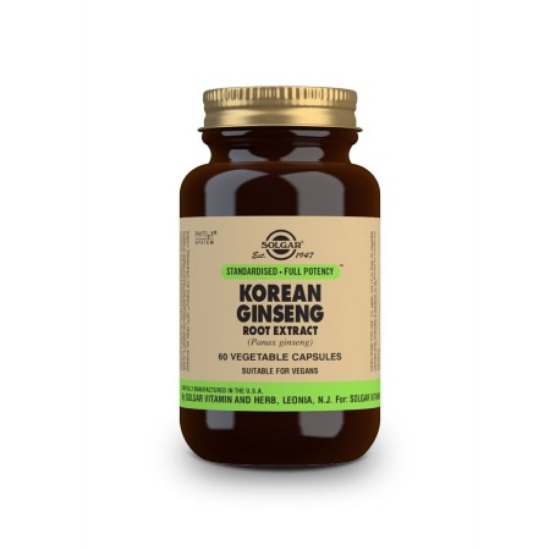 Εικόνα της SOLGAR  KOREAN GINSENG ROOT EXTRACT 60CAPS