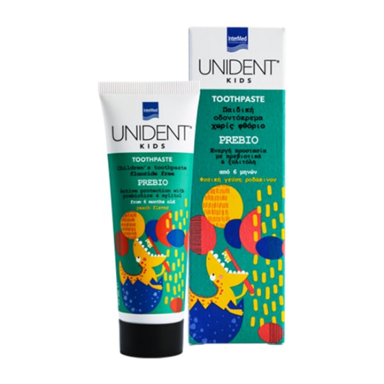 Εικόνα της INTERMED UNIDENT KIDS PREBIO TOOTHPASTE, ΒΡΕΦΙΚΗ ΟΔΟΝΤΟΚΡΕΜΑ 6ΜΗΝΩΝ+, 50ML