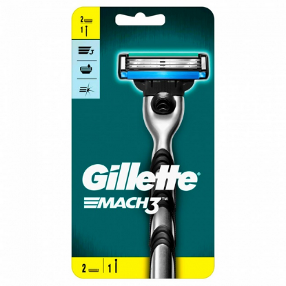 Εικόνα της GILLETTE MACH3 MANUAL 1TEM. + 2 ΑΝΤΑΛΛΑΚΤΙΚΑ