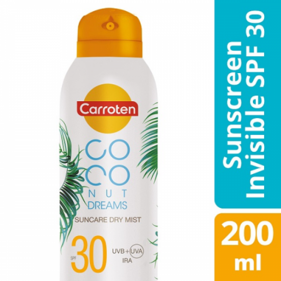 Εικόνα της CARROTEN COCONUT DREAMS SUNCARE DRY MIST SPF30, ΑΝΤΗΛΙΑΚΟ ΞΗΡΟ MIST, 200ML