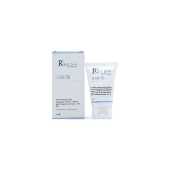 Εικόνα της  RELIFE U-LIFE 50 CREAM  30ML-Κρέμα για Υπερκερατώσεις, 30ml