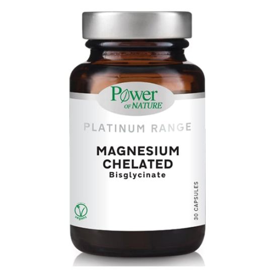 Εικόνα της POWER OF NATURE PLATINUM RANGE MAGNESIUM CHELATED, 30 CAPS