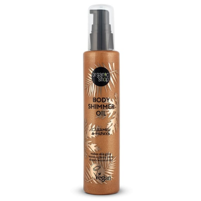 Εικόνα της ORGANIC SHOP BY NATURA SIBERICA BODY SHIMMER OIL CARAMEL & PAPAYA ΙΡΙΔΙΖΟΝ ΛΑΔΙ ΣΩΜΑΤΟΣ, 100ML