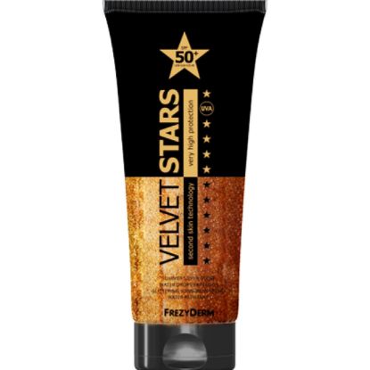 Εικόνα της FREZYDERM VELVET STARS ΑΝΤΗΛΙΑΚΟ ΣΩΜΑΤΟΣ ΥΨΗΛΗΣ ΠΡΟΣΤΑΣΙΑΣ SPF50+ SILVER GLOW, 175ML