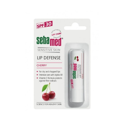 Εικόνα της SEBAMED LIP DEFENSE CHERRY SPF30 ΠΡΟΣΤΑΤΕΥΤΙΚΟ & ΜΑΛΑΚΤΙΚΟ ΓΙΑ ΤΑΛΑΙΠΩΡΗΜΕΝΑ ΧΕΙΛΗ, 4.8g