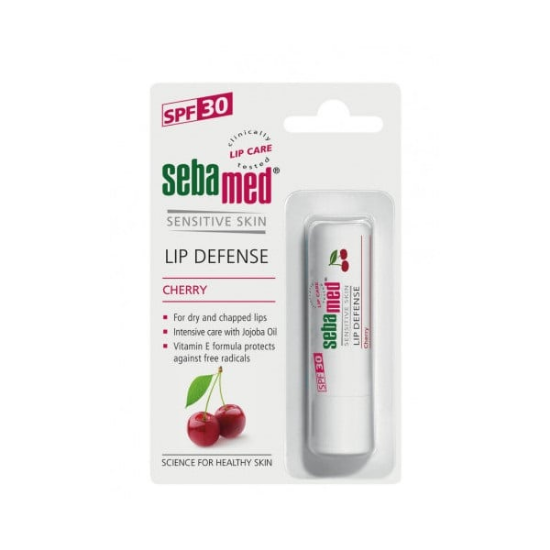 Εικόνα της SEBAMED LIP DEFENSE CHERRY SPF30 ΠΡΟΣΤΑΤΕΥΤΙΚΟ & ΜΑΛΑΚΤΙΚΟ ΓΙΑ ΤΑΛΑΙΠΩΡΗΜΕΝΑ ΧΕΙΛΗ, 4.8g