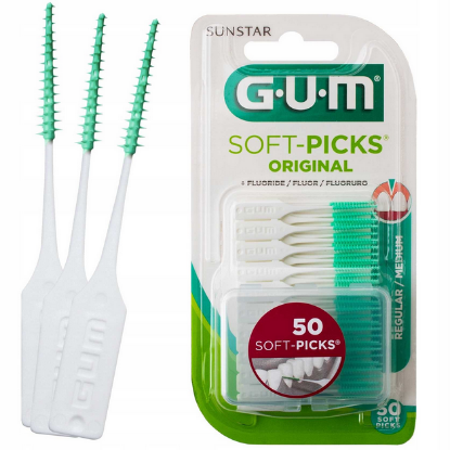 Εικόνα της GUM 632 SOFT PICKS MEDIUM 40+10TEM.