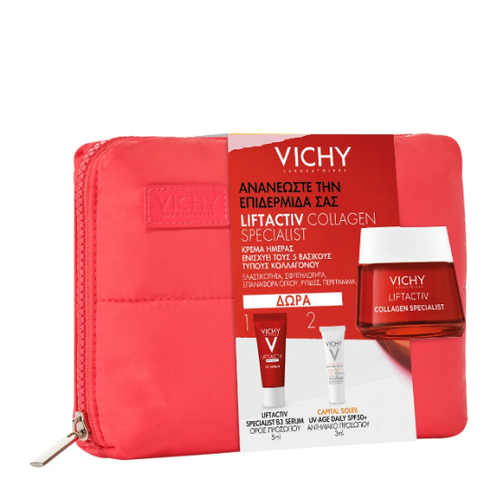 Εικόνα της VICHY PROMO LIFTACTIV COLLAGEN SPECIALIST 50ML+SERUM B3 5ML+UV-AGE DAILY SPF50 3ML