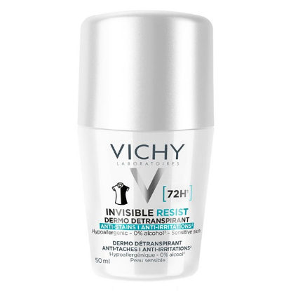 Εικόνα της VICHY INVISIBLE, ANTI-STAIN - ANTI IRRITATION ROLL-ON ΑΠΟΣΜΗΤΙΚΟ ΚΑΤΑ ΤΩΝ ΣΗΜΑΔΙΩΝ ΚΑΙ ΤΗΣ ΕΝΤΟΝΗΣ ΕΦΙΔΡΩΣΗΣ, 50ML