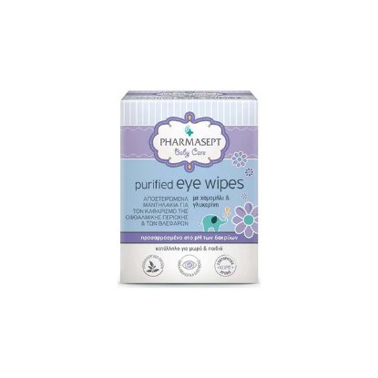 Εικόνα της PHARMASEPT BABY CARE PURIFIED EYE WIPES 10TEM.