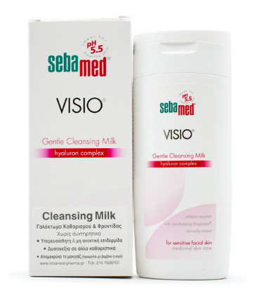 Εικόνα της SEBAMED VISIO CLEANSING MILK ΑΠΑΛΟ ΓΑΛΑΚΤΩΜΑ ΚΑΘΑΡΙΣΜΟΥ ΓΙΑ ΤΗΝ ΕΥΑΙΣΘΗΤΗ ΕΠΙΔΕΡΜΙΔΑ, 200ML