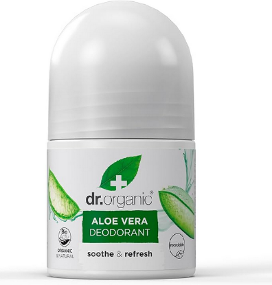 Εικόνα της DR.ORGANIC ALOE VERA DEODORANT 50ML  Αποσμητικό με Βιολογική Αλόη Βέρα, 50 ml