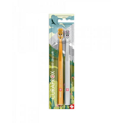 Εικόνα της CURAPROX 5460 TOOTHBRUSH ULTRA SOFT  DUO FOX & BUNNY EDITION 2TEM.