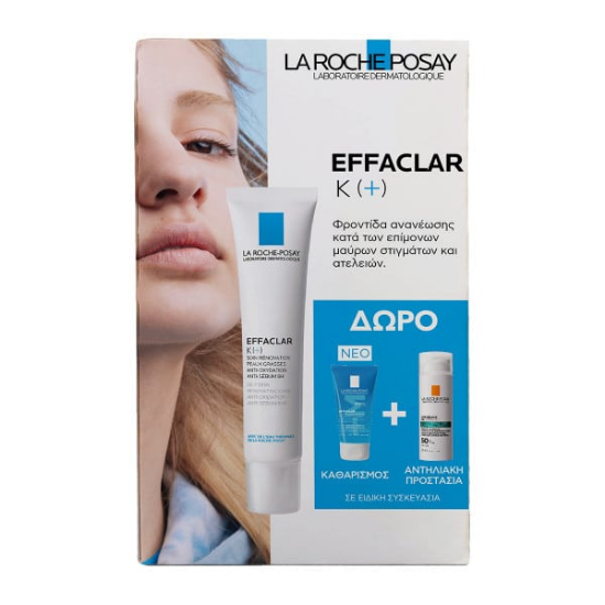 Εικόνα της LA ROCHE POSAY PROMO EFFACLAR K(+) OILY SKIN CREAM 40ML & ΔΩΡΟ EFFACLAR GEL 50ML & ANTHELIOS OIL CORRECT SPF50 3ML