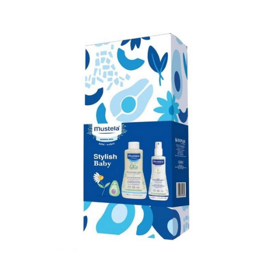 Εικόνα της MUSTELA PROMO STYLISH BABY GENTLE ΒΡΕΦΙΚΟ ΣΑΜΠΟΥΑΝ ΧΩΡΙΣ ΔΑΚΡΥΑ 500ML & HAIR STYLER SKIN FRESHENER SPRAY 200ML