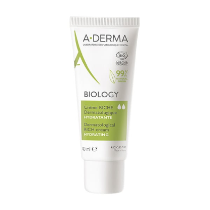 Εικόνα της A-DERMA BIOLOGY MOISTURIZING CREAM WITH RICH TEXTURE FOR FRAGILE SKIN ΕΥΝΥΔΑΤΙΚΗ ΚΡΕΜΑ ΜΕ ΠΛΟΥΣΙΑ ΥΦΗ ΓΙΑ ΕΥΘΡΑΣΤΟ / ΞΗΡΟ ΔΕΡΜΑ, 40ML