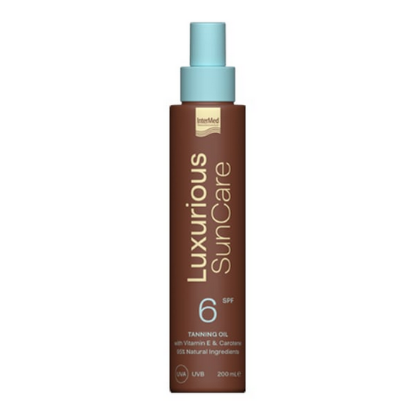 Εικόνα της INTERMED LUXURIOUS SUN CARE TANNING OIL SPF6 ΞΗΡΟ ΑΝΤΗΛΙΑΚΟ ΛΑΔΙ, 200ML