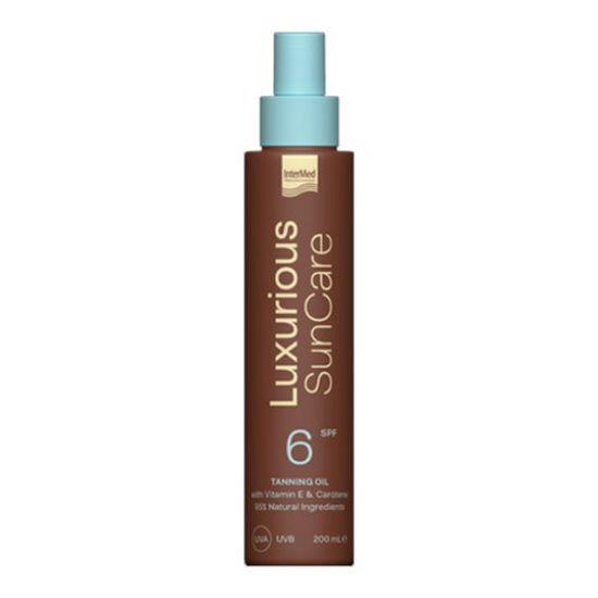 Εικόνα της INTERMED LUXURIOUS SUN CARE TANNING OIL SPF6 ΞΗΡΟ ΑΝΤΗΛΙΑΚΟ ΛΑΔΙ, 200ML