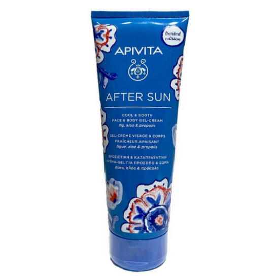 Εικόνα της APIVITA AFTER SUN (LIMITED EDITION) ΔΡΟΣΙΣΤΙΚΗ & ΚΑΤΑΠΡΑΫΝΤΙΚΗ ΚΡΕΜΑ GEL ΓΙΑ ΠΡΟΣΩΠΟ & ΣΩΜΑ, 200ML