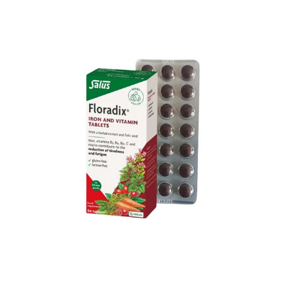 Εικόνα της POWER HEALTH FLORADIX 84 TABS 43G  - Οργανικός Σίδηρος, Βιταμίνες C & B Complex 84 Ταμπλέτες