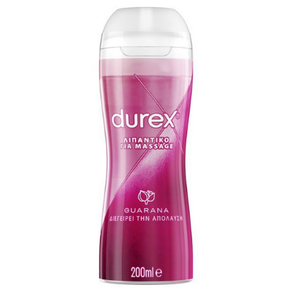 Εικόνα της DUREX ΛΙΠΑΝΤΙΚΟ ΔΙΕΓΕΡΤΙΚΟ GEL PLAY MASSAGE 2 IN 1 GUARANA, 200ML