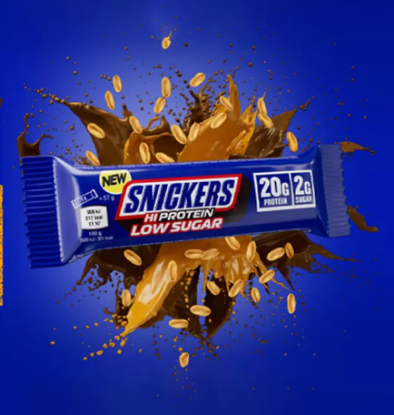 Εικόνα της SNICKERS HI-PROTEIN LOW SUGAR ORIGINAL FLAVOUR PROTEIN BAR, 57G