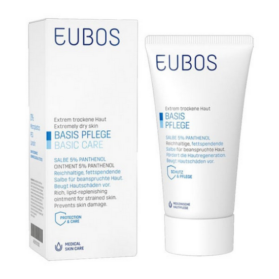 Εικόνα της EUBOS SALBE 5% PANTHENOL CREME 75ML - Πλούσια Αλοιφή για την Περιποίηση & Προστασία του Ταλαιπωρημένου Δέρματος, 75ml