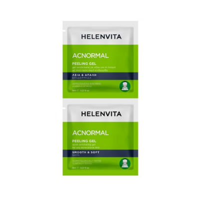 Εικόνα της HELENVITA ACNORMAL PEELING GEL 2X8ML 1TEM. - Απολεπιστικό Τζελ Προσώπου για Λιπαρές Επιδερμίδες, 2x8ml