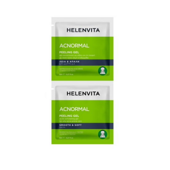 Εικόνα της HELENVITA ACNORMAL PEELING GEL 2X8ML 1TEM. - Απολεπιστικό Τζελ Προσώπου για Λιπαρές Επιδερμίδες, 2x8ml