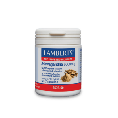 Εικόνα της LAMBERTS ASHWAGANDHA 6000MG 60CAPS