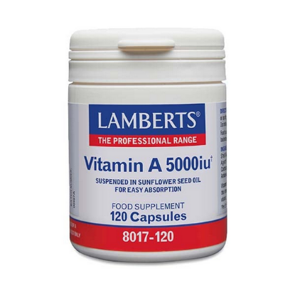 Εικόνα της LAMBERTS VITAMIN A 5000IU 120CAPS