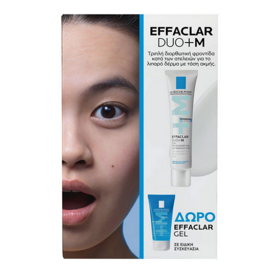 Εικόνα της LA ROCHE POSAY PROMO EFFACLAR DUO +M 40ML & ΔΩΡΟ EFFACLAR GEL MOUSSANT 50ML - Τριπλή Διορθωτική Κρέμα Κατά των Ατελειών, 40ml & Δώρο Effaclar Gel Τζελ Καθαρισμού Προσώπου, 50ml, 1σετ