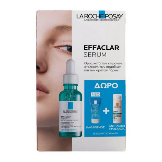 Εικόνα της LA ROCHE POSAY EFFACLAR SERUM, ΟΡΟΣ ΚΑΤΑ ΤΩΝ ΕΠΙΜΟΝΩΝ ΑΤΕΛΕΙΩΝ ΜΕ ΔΩΡΟ EFFACLAR GEL 50ML & ANTHELIOS OIL CORRECT SPF50+ 3ML