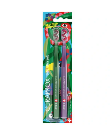 Εικόνα της CURAPROX CS 5460 DUO ULTRA SOFT TOOTHBRUSH RECYDCLED EDITON, 2ΤΜΧ