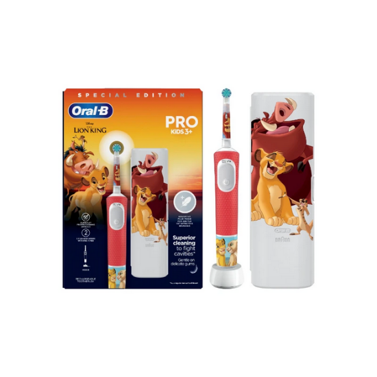 Εικόνα της ORAL-B PRO KIDS 3+ LION KING ΗΛΕΚΤΡΙΚΗ  ΠΑΙΔΙΚΗ ΟΔΟΝΤΟΒΟΥΡΤΣΑ ΜΕ ΘΗΚΗ 1ΤΕΜ.